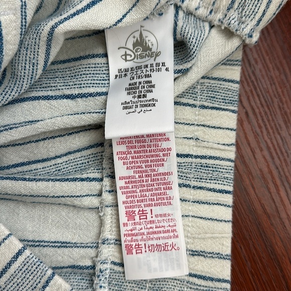 Disney store Lilo and Stitch Stitch blue and white stripped shorts size XL - Picture 7 of 7